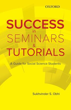Obhi |  Success in Seminars and Tutorials | Buch |  Sack Fachmedien