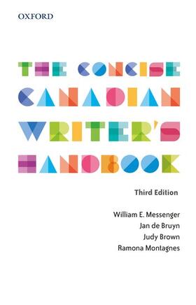 Messenger / de Bruyn / Brown |  The Concise Canadian Writer's Handbook | Buch |  Sack Fachmedien