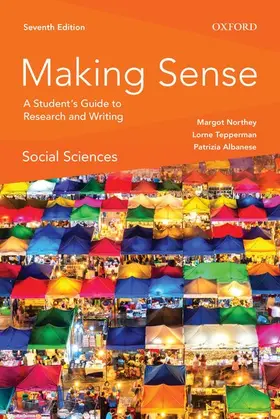 Tepperman / Northey / Albanese |  Making Sense in the Social Sciences | Buch |  Sack Fachmedien