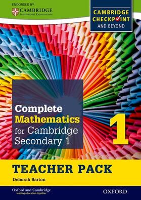 Barton |  Complete Mathematics for Cambridge Lower Secondary Teacher Pack 1 | Buch |  Sack Fachmedien