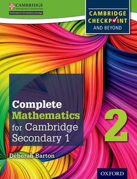 Barton |  Complete Mathematics for Cambridge Lower Secondary 2 (First Edition) | Buch |  Sack Fachmedien