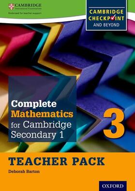 Barton |  Complete Mathematics for Cambridge Lower Secondary Teacher Pack 3 | Buch |  Sack Fachmedien