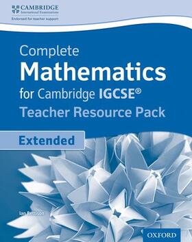 Bettison | Complete Mathematics for Cambridge IGCSE® Teacher's Resource Pack (Extended) | Medienkombination | 978-0-19-913875-3 | sack.de
