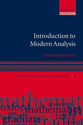 Kantorovitz |  Introduction to Modern Analysis | Buch |  Sack Fachmedien