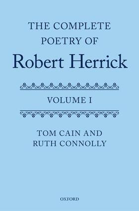 Cain / Connolly |  The Complete Poetry of Robert Herrick: Volume I | Buch |  Sack Fachmedien