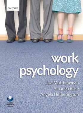 Matthewman / Rose / Hetherington |  Work Psychology | Buch |  Sack Fachmedien