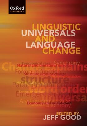 Good |  Linguistic Universals and Language Change (Paperback) | Buch |  Sack Fachmedien