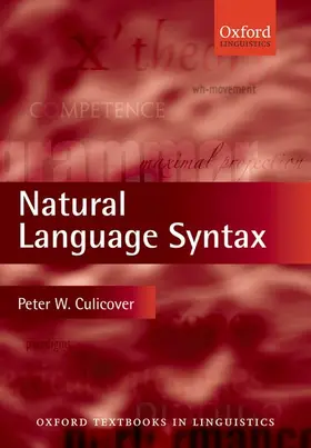 Culicover |  Natural Language Syntax | Buch |  Sack Fachmedien