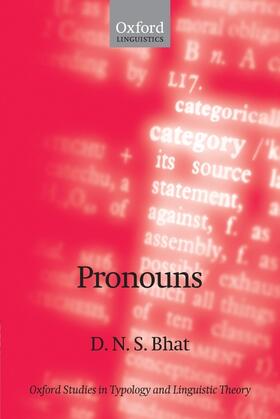 Bhat |  Pronouns | Buch |  Sack Fachmedien