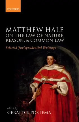 Postema |  Matthew Hale: On the Law of Nature, Reason, and Common Law | Buch |  Sack Fachmedien