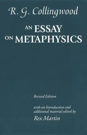 Collingwood / Martin |  An Essay on Metaphysics | Buch |  Sack Fachmedien