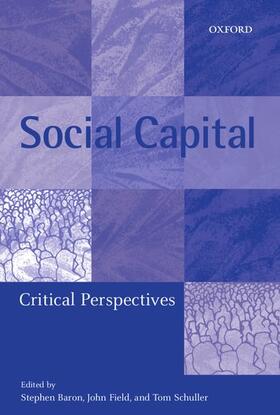 Baron / Field / Schuller |  Social Capital | Buch |  Sack Fachmedien