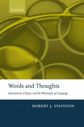 Stainton |  Words and Thoughts | Buch |  Sack Fachmedien