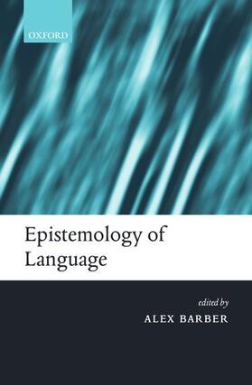 Barber |  Epistemology of Language | Buch |  Sack Fachmedien