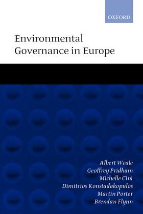 Calhoun / Weale / Pridham |  Environmental Governance in Europe | Buch |  Sack Fachmedien