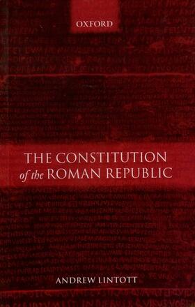 Lintott |  The Constitution of the Roman Republic | Buch |  Sack Fachmedien