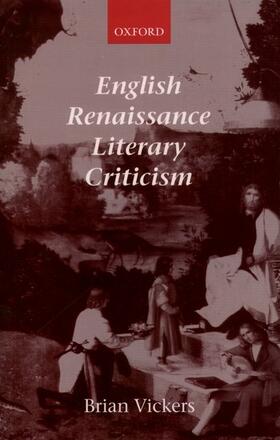 Vickers |  English Renaissance Literary Criticism | Buch |  Sack Fachmedien