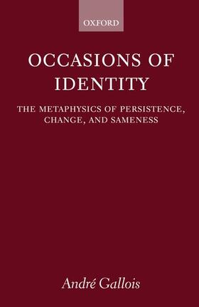 Gallois |  Occasions of Identity | Buch |  Sack Fachmedien