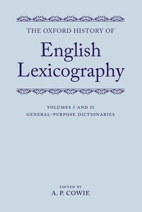 Cowie |  The Oxford History of English Lexicography | Buch |  Sack Fachmedien