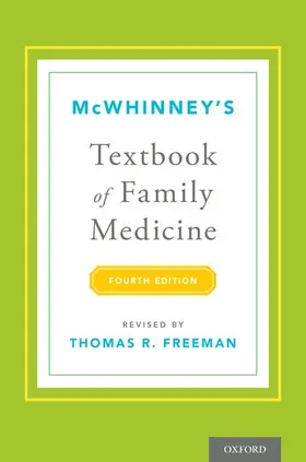 Freeman |  McWhinney's Textbook of Family Medicine, 4th Edition | Buch |  Sack Fachmedien