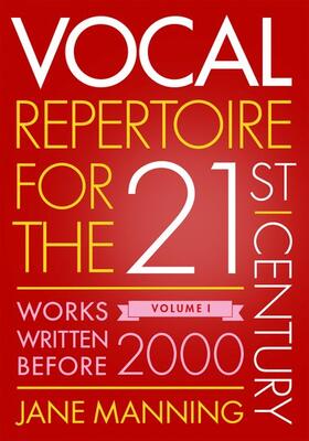 Manning |  Vocal Repertoire for the Twenty-First Century, Volume 1 | Buch |  Sack Fachmedien
