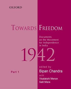 Chandra / Misra / Menon |  Towards Freedom: Documents on the Movement for Independence in India, 1942 | Buch |  Sack Fachmedien