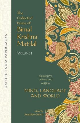 Matilal / Ganeri |  Mind, Language and World | Buch |  Sack Fachmedien