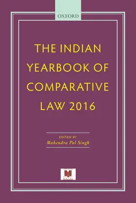 Singh |  The Indian Yearbook of Comparative Law 2016 | Buch |  Sack Fachmedien