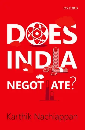 Nachiappan |  Does India Negotiate? | Buch |  Sack Fachmedien