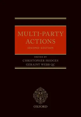 Hodges / Webb QC |  Multi-Party Actions | Buch |  Sack Fachmedien