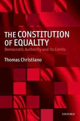 Christiano |  The Constitution of Equality | Buch |  Sack Fachmedien