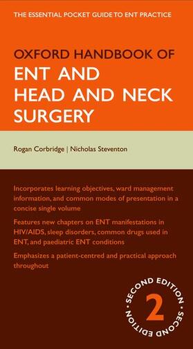 Corbridge / Steventon |  Oxford Handbook of ENT and Head and Neck Surgery | Buch |  Sack Fachmedien