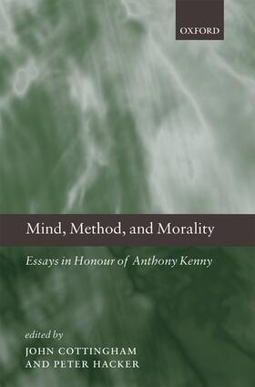 Cottingham / Hacker |  Mind, Method, and Morality | Buch |  Sack Fachmedien