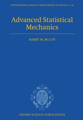 McCoy |  Advanced Statistical Mechanics | Buch |  Sack Fachmedien