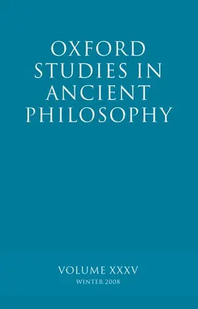 Inwood |  Oxford Studies in Ancient Philosophy | Buch |  Sack Fachmedien