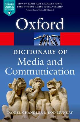 Chandler / Munday |  A Dictionary of Media and Communication | Buch |  Sack Fachmedien
