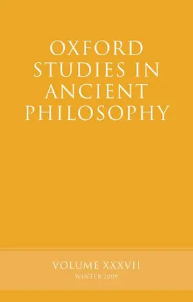 Inwood |  Oxford Studies in Ancient Philosophy | Buch |  Sack Fachmedien