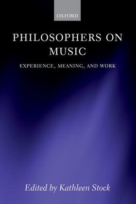 Stock |  Philosophers on Music | Buch |  Sack Fachmedien
