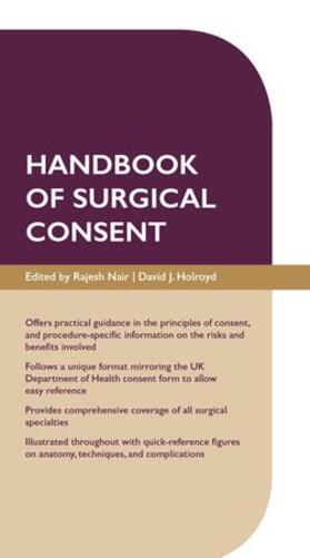 Nair / Holroyd |  Handbook of Surgical Consent | Buch |  Sack Fachmedien