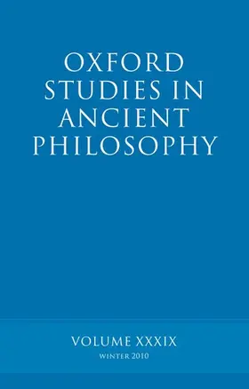 Inwood |  Oxford Studies in Ancient Philosophy Volume | Buch |  Sack Fachmedien