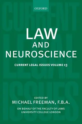 Freeman | Law and Neuroscience | Buch | 978-0-19-959984-4 | sack.de