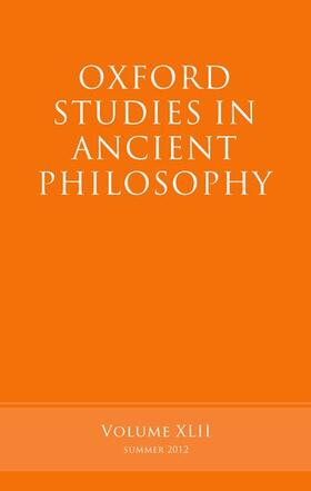 Inwood |  Oxford Studies in Ancient Philosophy | Buch |  Sack Fachmedien