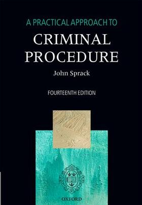 Sprack |  A Practical Approach to Criminal Procedure | Buch |  Sack Fachmedien