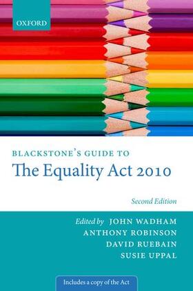 Wadham / Ruebain / Robinson |  Blackstone's Guide to the Equality Act 2010 | Buch |  Sack Fachmedien