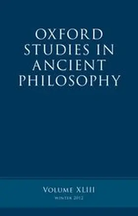 Inwood |  Oxford Studies in Ancient Philosophy | Buch |  Sack Fachmedien