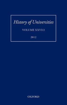 Feingold |  History of Universities, Volume 26/2 | Buch |  Sack Fachmedien
