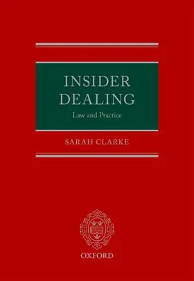 Clarke |  Insider Dealing: Law and Practice | Buch |  Sack Fachmedien