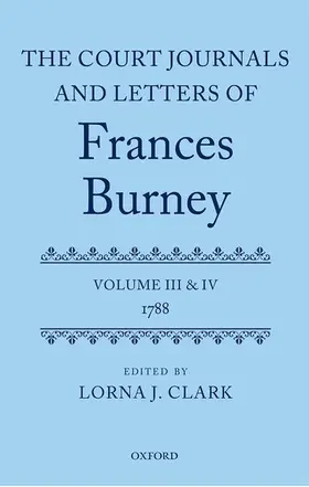 Clark |  The Court Journals and Letters of Frances Burney | Buch |  Sack Fachmedien