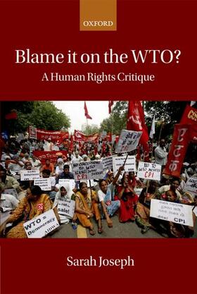 Joseph |  Blame It on the WTO? | Buch |  Sack Fachmedien