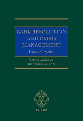 Gleeson / Guynn |  Bank Resolut & Crisis Managem | Buch |  Sack Fachmedien